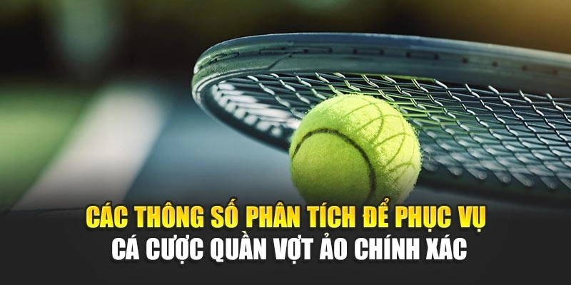 Các thông số phân tích để phục vụ cá cược quần vợt ảo chính xác